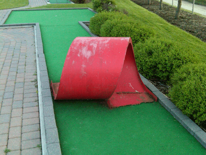 Old Mini Golf Ramp